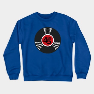 Vinyl  Record Crewneck Sweatshirt